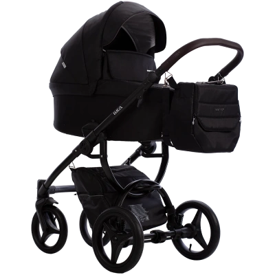 Детская коляска Bebetto LUCA 2 в 1  Чёрный